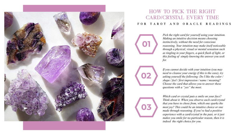 Pick A Card: How To Always Pick The Right Card/Crystal For You.